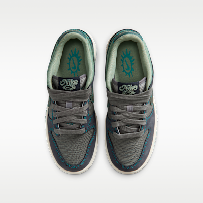 Shop (JR) Nike Dunk Low LV8 1 Pencil Point/Dark Obsidian/Steam/Mineral Slate Malay IO9743-001