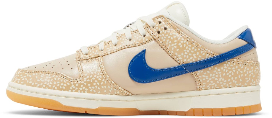 나이키 덩크 로우 프리미엄 "참깨/블루 스우시" DZ4853-200 Lookbook 나이키 덩크 로우 프리미엄 "참깨/블루 스우시" DZ4853-200