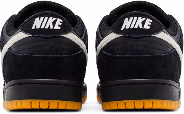 Nike Dunk Low Pro SB 'Black White Gum' HF3704-003 Details for Nike Dunk Low Pro SB 'Black White Gum' HF3704-003