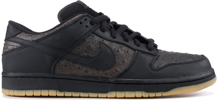 耐吉 SB Dunk 低筒 鴕鳥皮 籃球鞋 男 黑灰 Order 耐吉 SB Dunk 低筒 鴕鳥皮 籃球鞋 男 黑灰