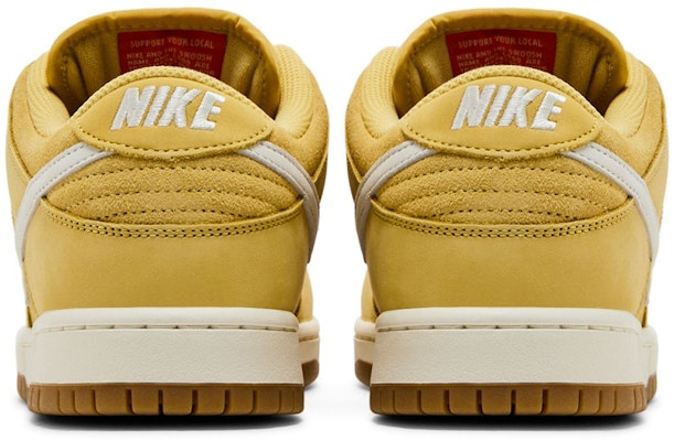 Nike Dunk Low Pro SB 'Saturn Gold' Emas Saturnus FJ1674-700 Details for Nike Dunk Low Pro SB 'Saturn Gold' Emas Saturnus FJ1674-700