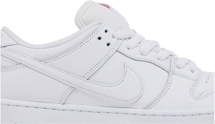 Nike Dunk Low Pro SB 'Triple White' FJ1674-100 Order Nike Dunk Low Pro SB 'Triple White' FJ1674-100