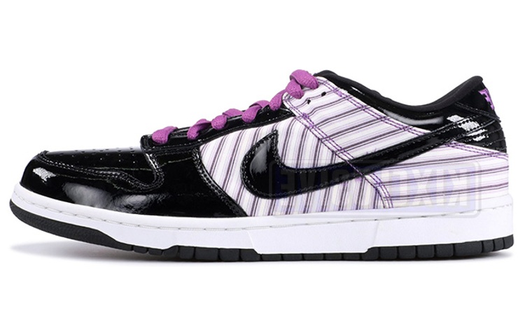 Buy Nike Dunk SB 低筒滑板鞋 復仇者紫漆皮 男款 黑白紫