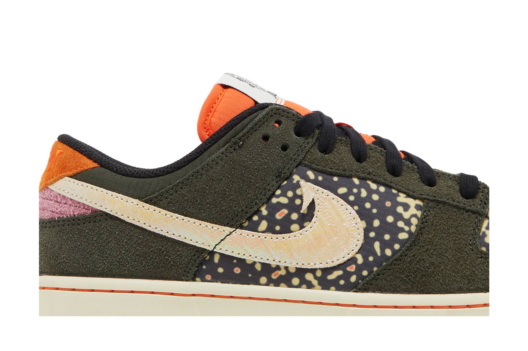 Order 耐吉 Dunk Low Rainbow Trout 'Sequoia/Alabaster-Safety Orange' 型號 FN7523-300