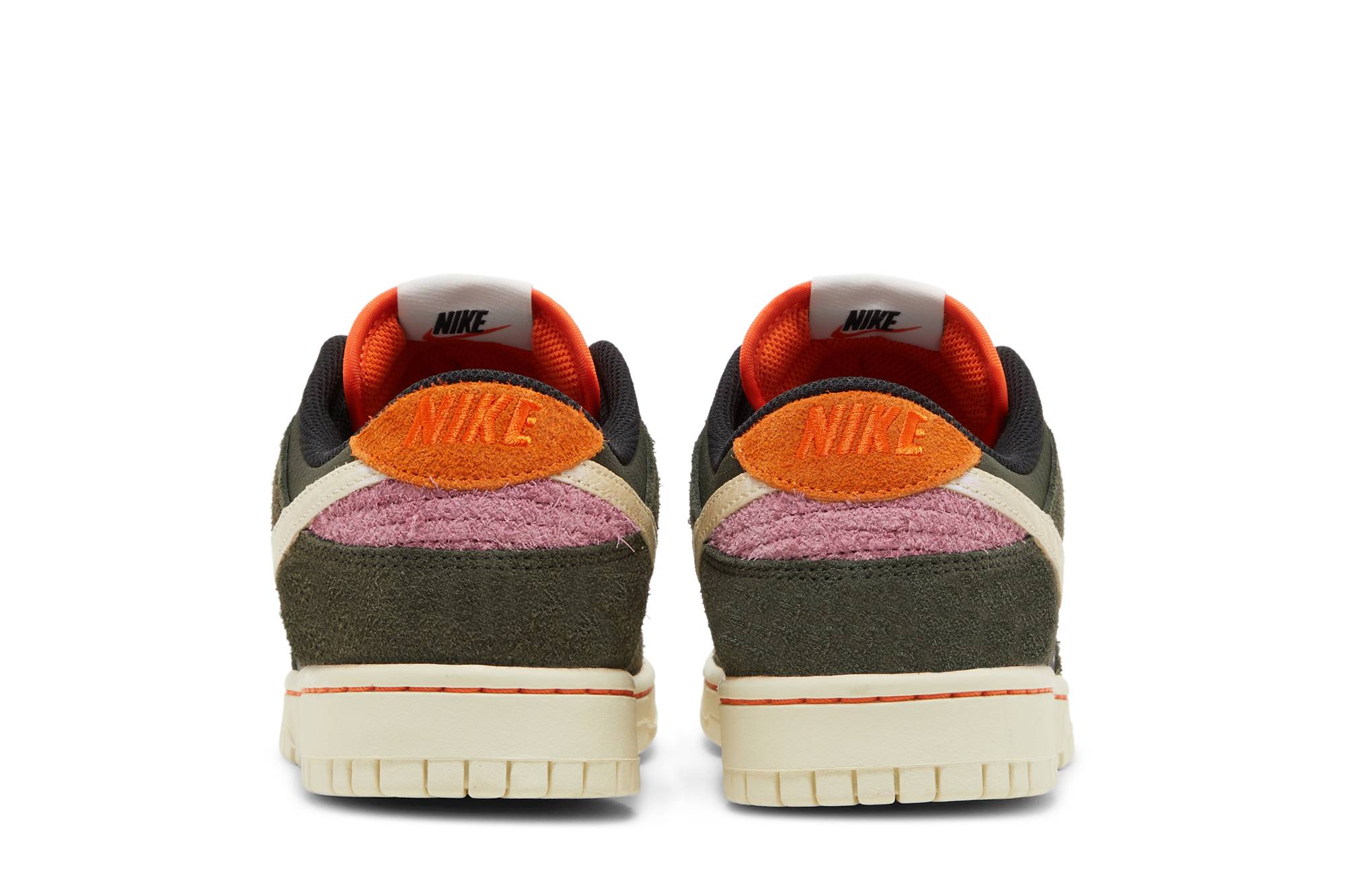 Details for 耐吉 Dunk Low Rainbow Trout 'Sequoia/Alabaster-Safety Orange' 型號 FN7523-300