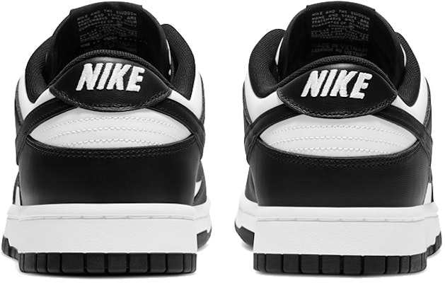 Nike Dunk Low Retro 'Black White Panda' DD1391-100 Sizing Nike Dunk Low Retro 'Black White Panda' DD1391-100
