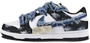 Buy 【定制球鞋】Nike Dunk Low Retro Black 染布牛仔 耐磨防滑 低幫 板鞋 男女同款 藍黑