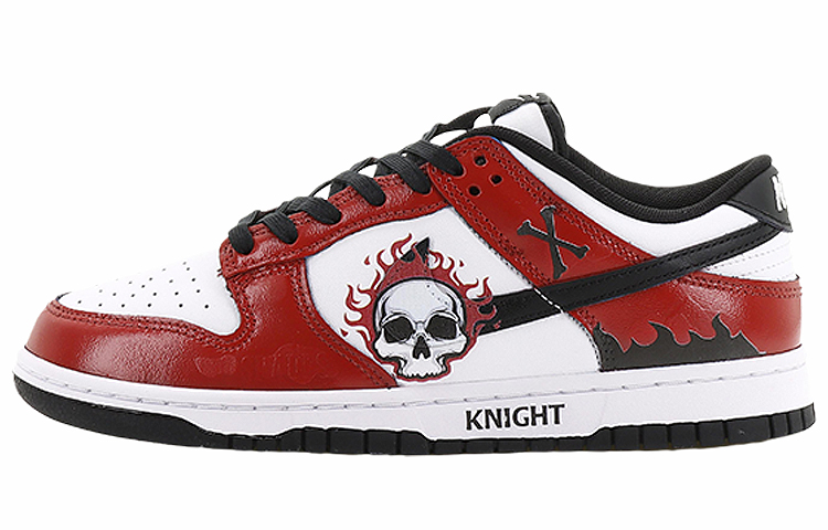 Nike Dunk Low Retro 'Knight Black Red White' - DD1391-100(Team10-Knight ...