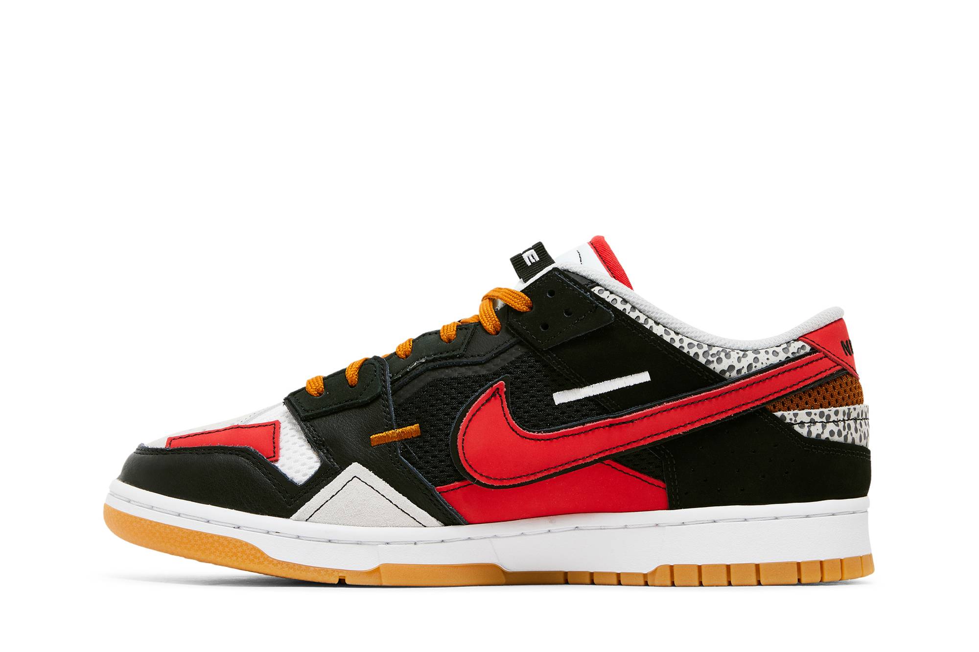 Lookbook Nike Dunk Low Scrap Premium 'University Red' - Merah Universiti DN1775-001