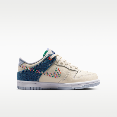 Lookbook (JR) 耐克Dunk Low 浅珍珠蓝/蓝色牛仔/午夜海军蓝/多彩配色 IR1825-022