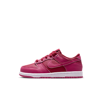 (Youth) Nike Dunk Low Team Red/Sweet Beat/White/Sweet Beat FB9108-602
