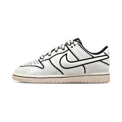 (PS) Nike Dunk LOW LEGO® Collection Sneakers Sail/Black/Rush Red/Sail