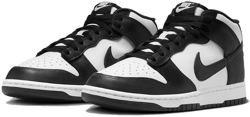 耐克 Dunk 中帮 '熊猫' FQ8784-100 Lookbook 耐克 Dunk 中帮 '熊猫' FQ8784-100