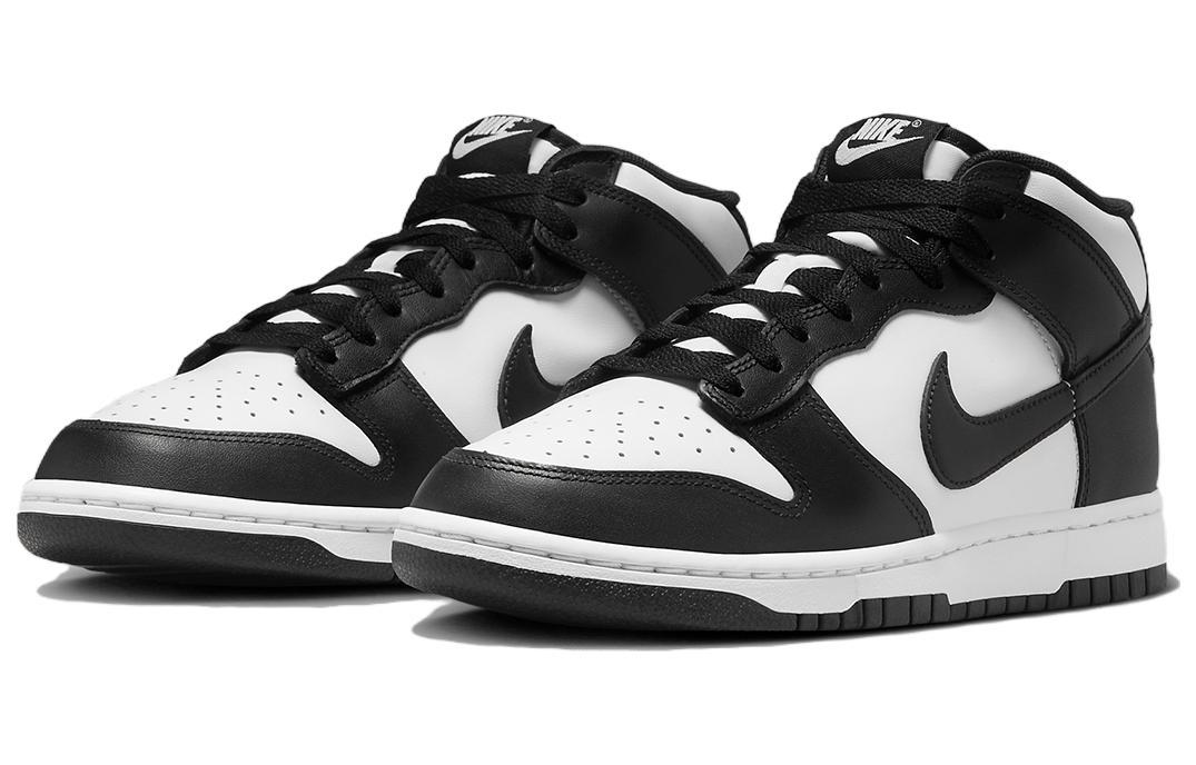 Shop Nike Dunk Mid '熊貓' FQ8784-100