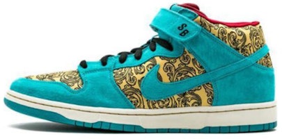 Nike Dunk Mid Premium SB 'Peacock' 314381-331 Nike Dunk Mid Premium SB 'Peacock' 314381-331