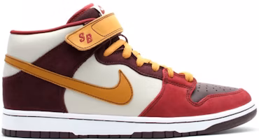 Nike Dunk Mid Pro Sb 'Deep Burgundy Bronze' 314383-671 Nike Dunk Mid Pro Sb 'Deep Burgundy Bronze' 314383-671