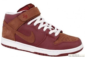 Nike Dunk Mid Pro SB 'Team Red Pony' 314383-621 Nike Dunk Mid Pro SB 'Team Red Pony' 314383-621