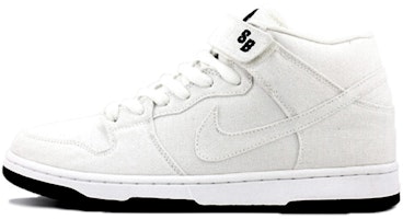 Nike Dunk Mid Pro Sb 'White' 314383-111 Nike Dunk Mid Pro Sb 'White' 314383-111