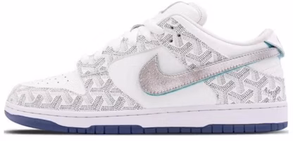 Nike Dunk SB White Diamond Lux x The Shoe Surgeon 'White Grey' 4SM200002H2 Nike Dunk SB White Diamond Lux x The Shoe Surgeon 'White Grey' 4SM200002H2