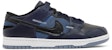 Nike Dunk Scrap Low 'Hitam Navy' DH7450-400
