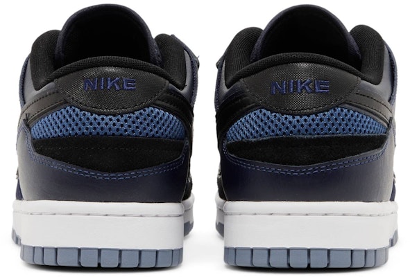 Nike Dunk Scrap Low 'Black Navy' DH7450-400 Details for Nike Dunk Scrap Low 'Black Navy' DH7450-400