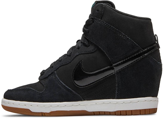 (Women) Nike Dunk Sky Hi Essential 'Black Gum' 644877-011 Lookbook (Women) Nike Dunk Sky Hi Essential 'Black Gum' 644877-011