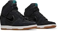 Cheap (W) Nike Dunk Sky Hi Essential 'Hitam Gum' 644877-011