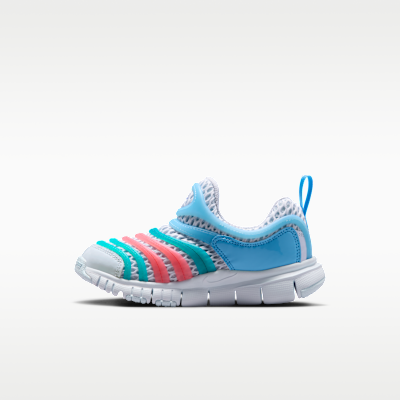Nike Dynamo Free BR 2 Kids Sneakers Football Gray/Energy/Tropical Pink/Racer Blue IV0523-001