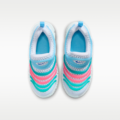 Shop Nike Dynamo Free BR 2 Kids Sneakers Football Gray/Energy/Tropical Pink/Racer Blue IV0523-001