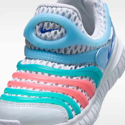 Nike Dynamo Free BR 2 Kids Sneakers Football Gray/Energy/Tropical Pink/Racer Blue IV0523-001 Sizing Nike Dynamo Free BR 2 Kids Sneakers Football Gray/Energy/Tropical Pink/Racer Blue IV0523-001