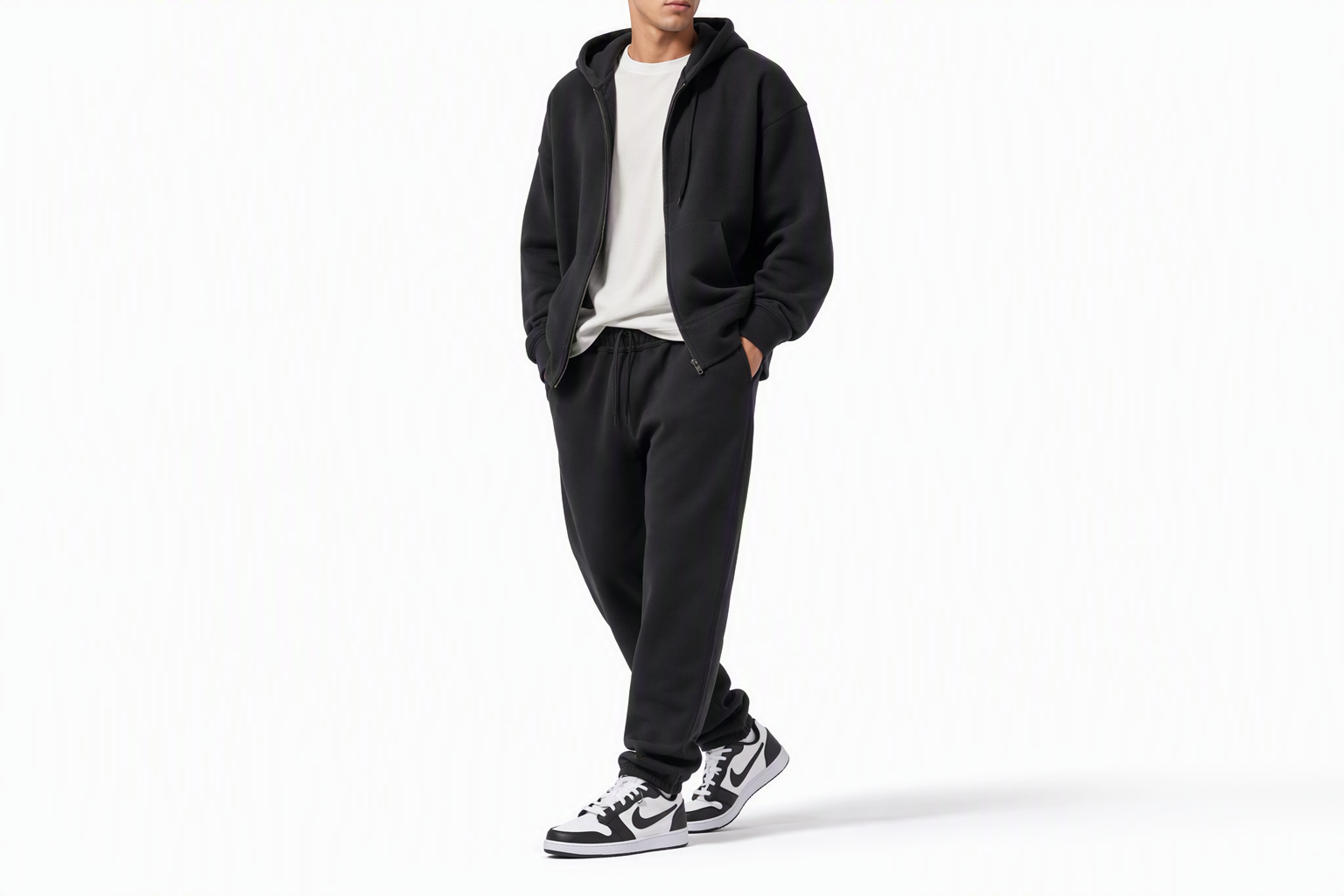 Order Nike Ebernon Low Premium ''Wit Zwart'' AQ1774-102