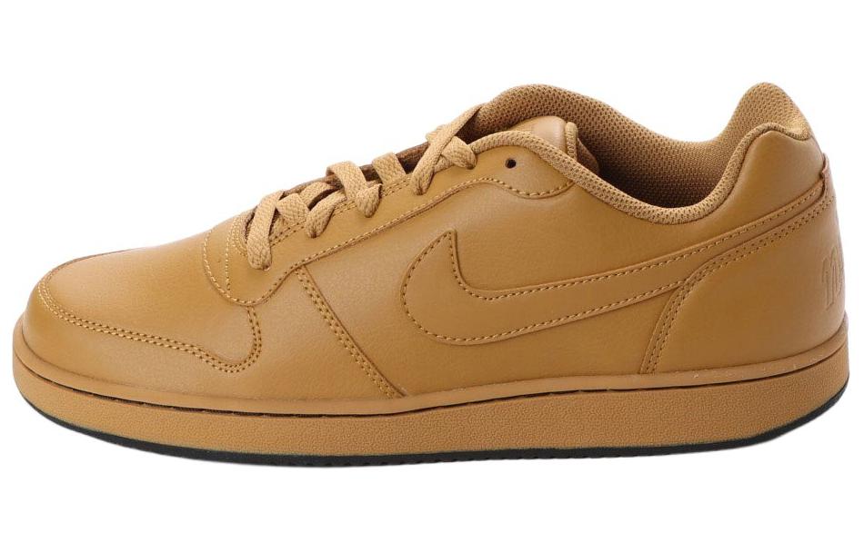 Nike Ebernon Low Wear-resistant Non-Slip Shock Absorption Low Tops Casual Skateboarding Shoes Wheat AQ1776-700