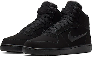 Lookbook Nike Ebernon Mid SE 'Triple Black' en Negro Triple AQ8125-003