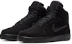 Lookbook Nike Ebernon Mid SE 'Triple Black' Hitam Sepenuhnya AQ8125-003