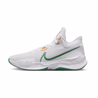 Nike Elevate 3 White/Safety Orange/Sun Dial/Malachite