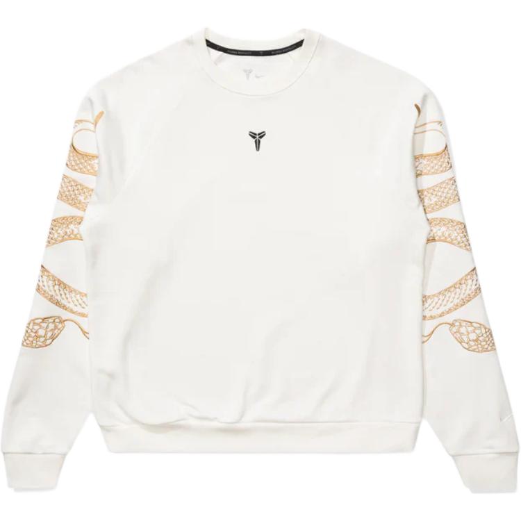 Nike Embroidered Graphic Ribbed Long-Sleeve Sweatshirt White HQ4697-133