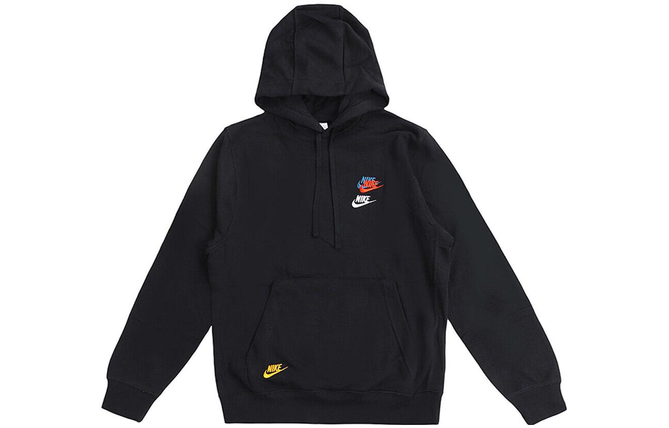 Nike Embroidered Lettering Loose Fit Hoodie Black DD4667-010