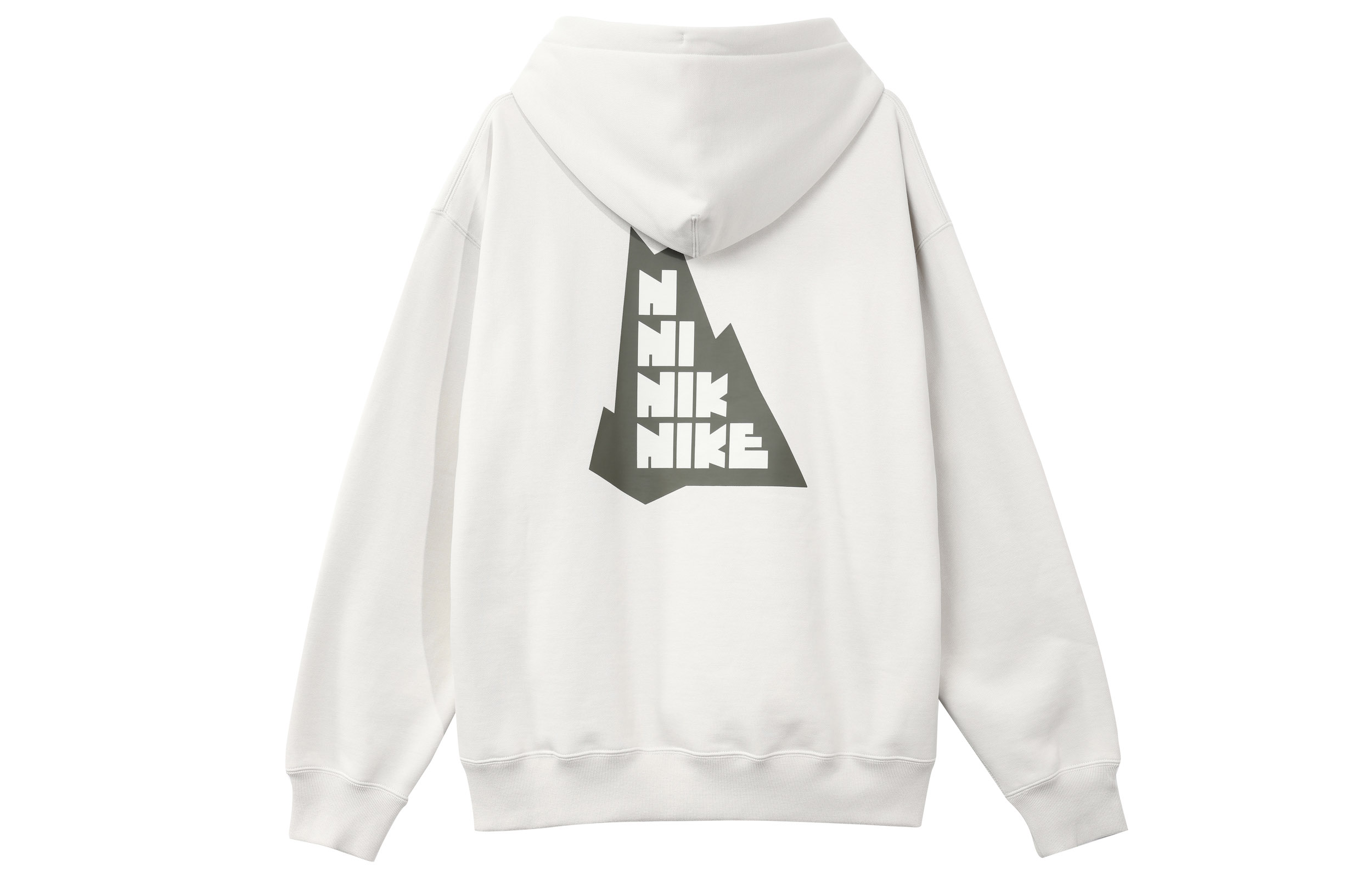 Nike Embroidered Logo Fleece Hoodie Light Bone Casual Warm Pullover FV4024-072 圖 3