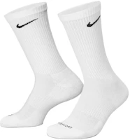 Nike Embroidered Logo Knit Crew Socks 3-Pack White (). SX6888-100 Nike Embroidered Logo Knit Crew Socks 3-Pack White (). SX6888-100