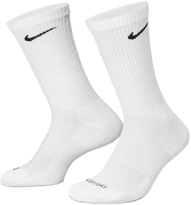 Pack de 3 calcetines Nike de punto, caña media, logo bordado, blancos SX6888-100 Buy Pack de 3 calcetines Nike de punto, caña media, logo bordado, blancos SX6888-100