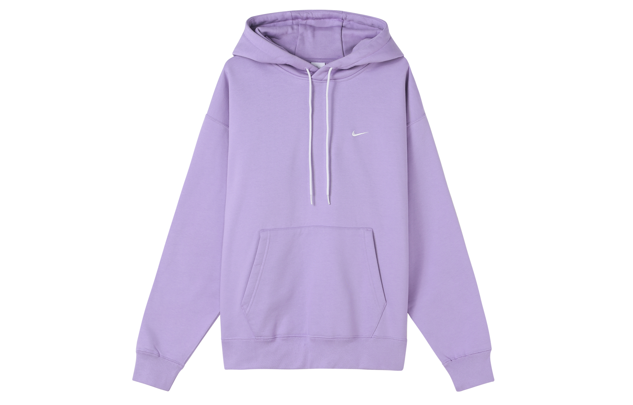 Nike Embroidered Logo Purple Fleece Hoodie Pullover DA0316-563