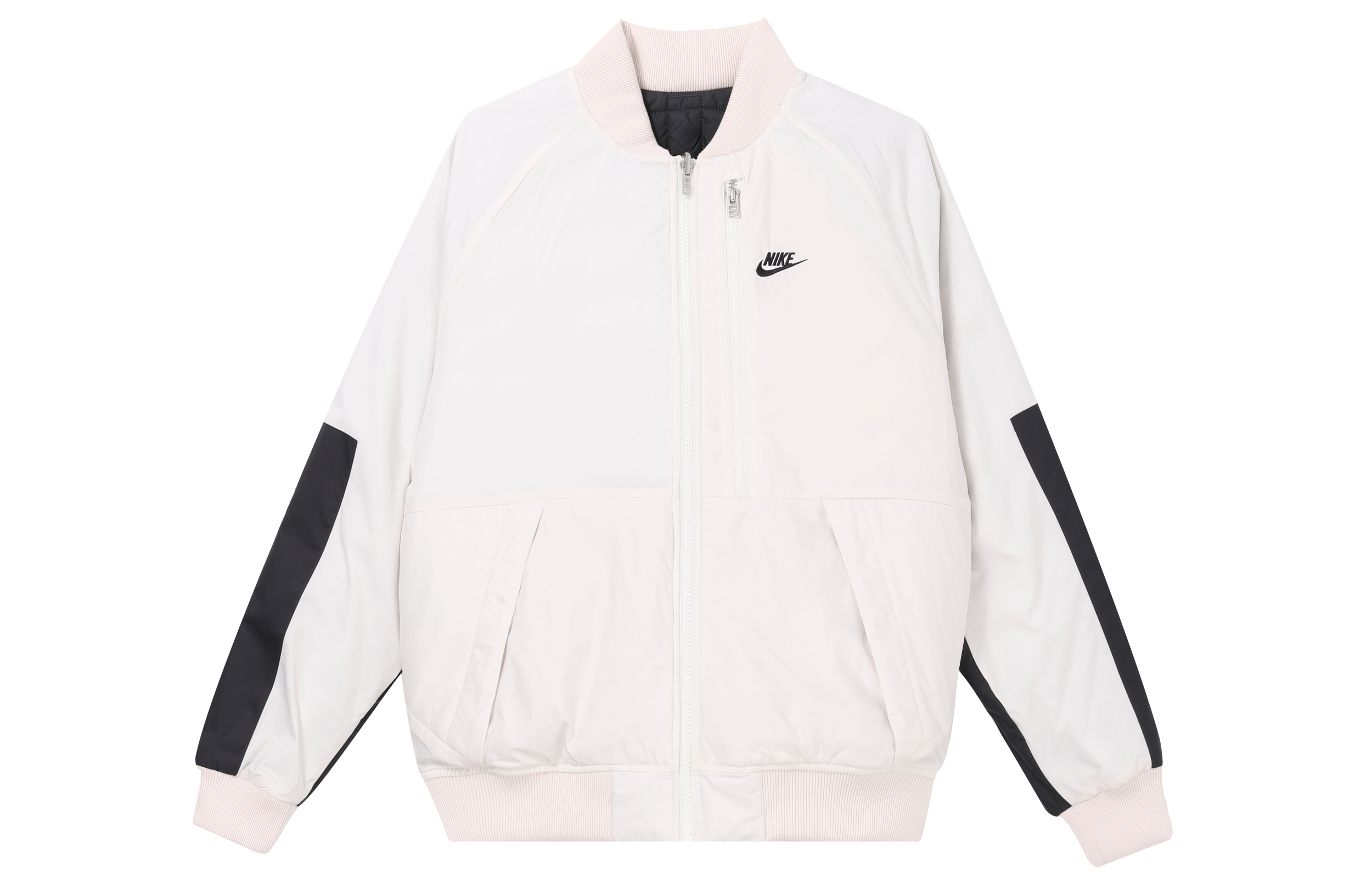 Order Nike Embroidered Logo Reversible Bomber Jacket Winter White DD6850-030