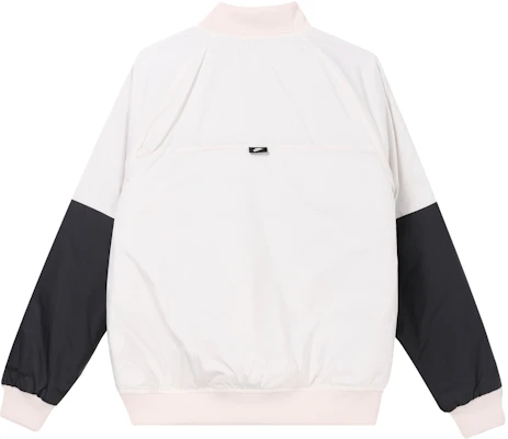 Nike Embroidered Logo Reversible Bomber Jacket Winter White DD6850-030 Lookbook Nike Embroidered Logo Reversible Bomber Jacket Winter White DD6850-030