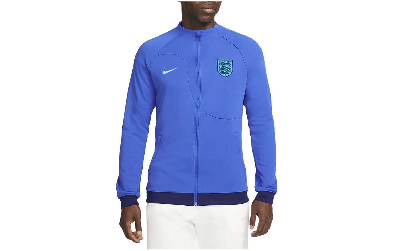 Nike England Academy Pro Slim Fit Training Jacket Blue Football Casual Series DH4744-480 圖 2