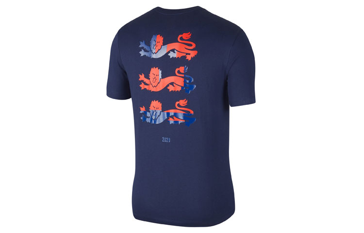 Nike England Soccer Training T-Shirt Crewneck - Dark Blue CD1256-410