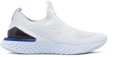 (Women) Nike Epic Phantom React Flyknit 'White Hydrogen Blue' BV0415-101 (Women) Nike Epic Phantom React Flyknit 'White Hydrogen Blue' BV0415-101