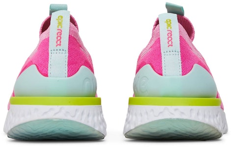 (W) Nike Epic Phantom React Flyknit Rosa Psíquico CJ0172-600 Details for (W) Nike Epic Phantom React Flyknit Rosa Psíquico CJ0172-600