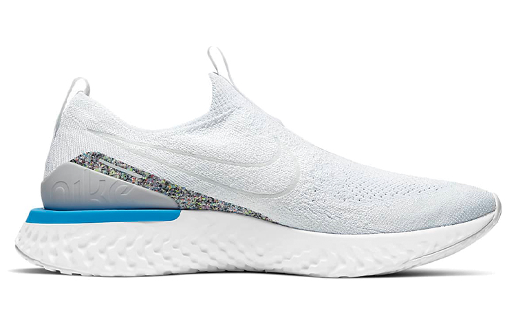Order Nike Epic React Flyknit 透氣輕便 低幫 跑步鞋 男款 白藍