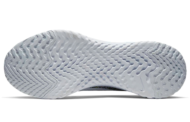 Details for Nike Epic React Flyknit 透氣輕便 低幫 跑步鞋 男款 白藍