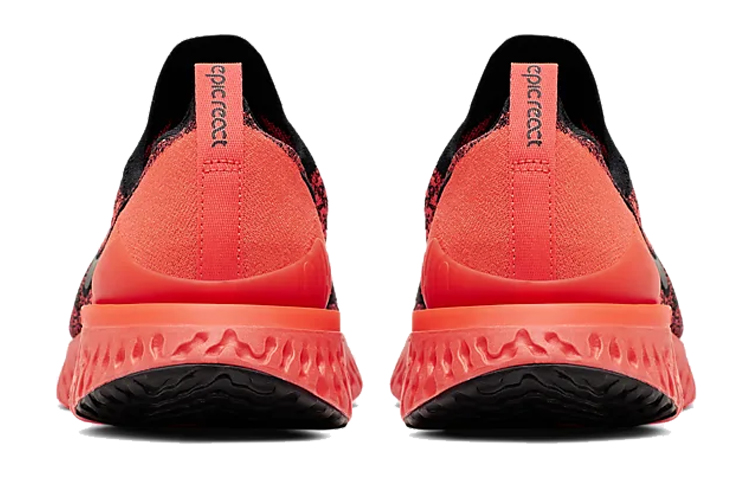 Shop 耐克 Epic React Flyknit 2 黑红配色 BQ8928-008